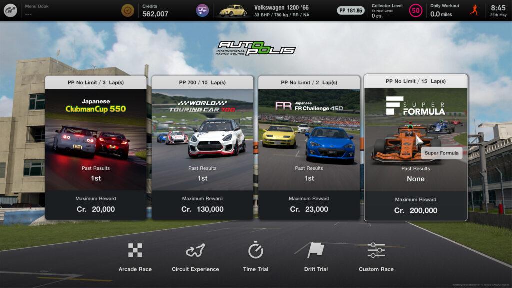 Gran Turismo 7 Update 1.34 Races Out for New Cars This May 25