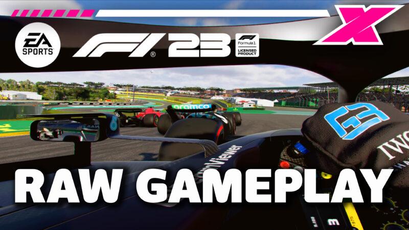 WATCH F1 23 raw gameplay 4K and VR Traxion