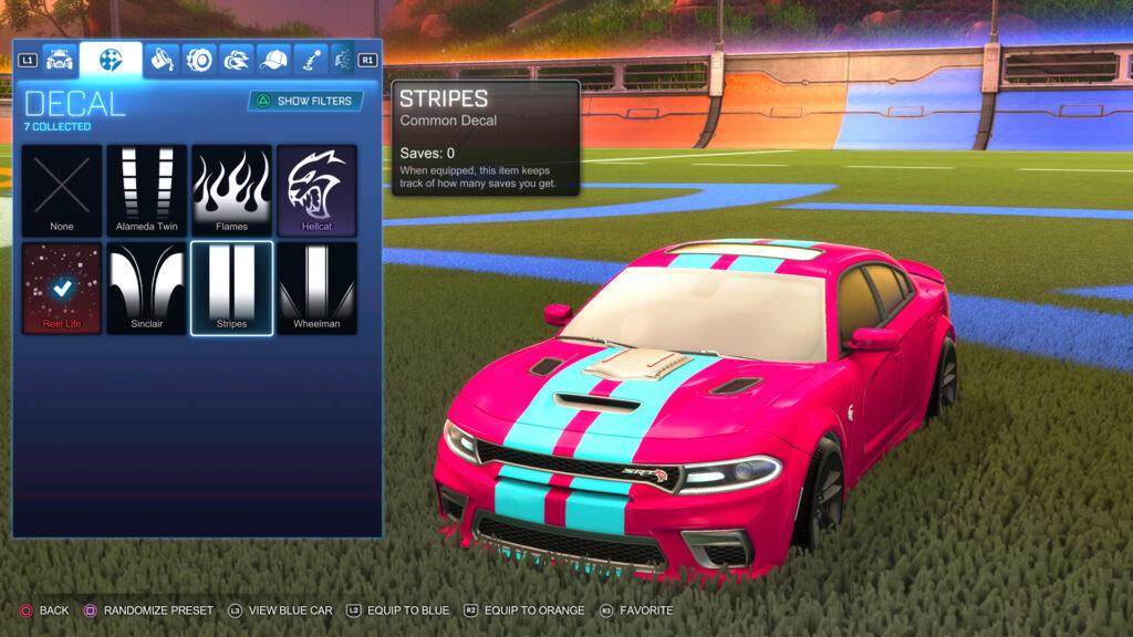 Hands-on with Rocket League's Dodge Charger SRT Hellcat
