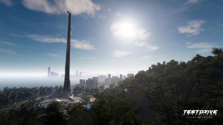 This giant hotel is a metaphor for your progress within Test Drive Unlimited Solar Crown