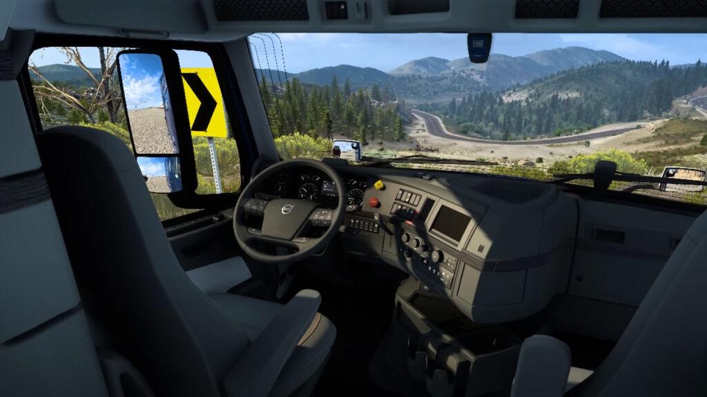 Volvo VNL now inside American Truck Simulator through free replace