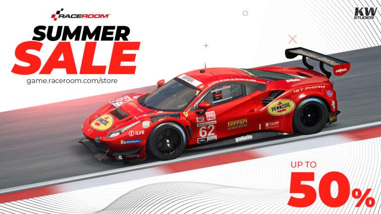 All individual content packs 50% off in RaceRoom’s Summer sale 