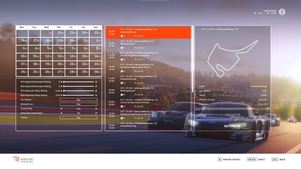 Rennsport’s Closed Beta ranked multiplayer system explained