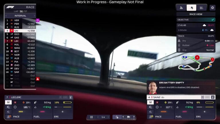 F1 Manager 2023, Race Replay mode