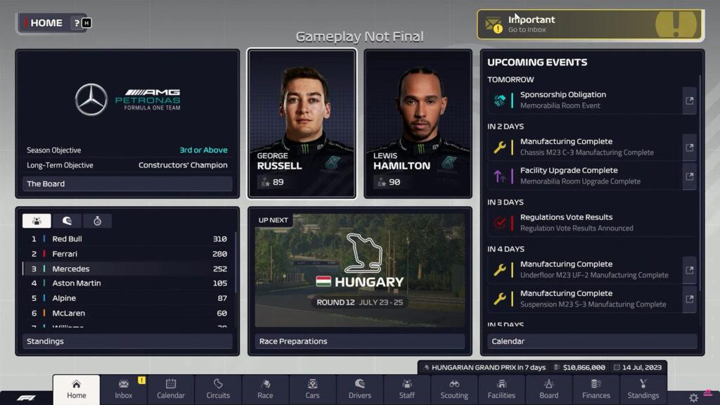 F1 Manager 23 - Gameplay Trailer