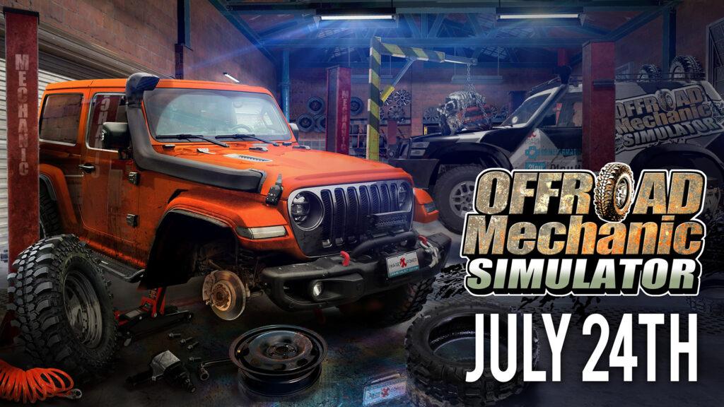 Offroad Mechanic Simulator will launch on Steam 24th July