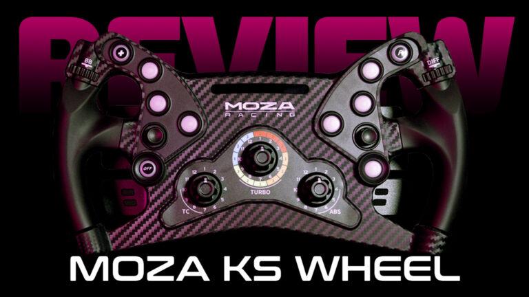 Moza KS Formula-Style Steering Wheel, sim racing hardware