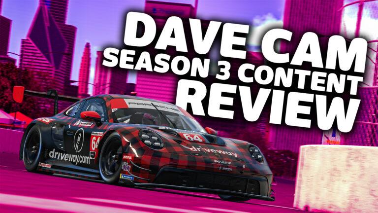 WATCH: Check out the NEW Content for iRacing Season 3 with Dave Cam