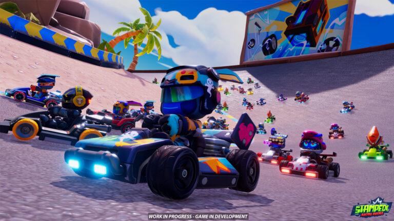 Stampede: Racing Royale is a 60-player battle kart racer