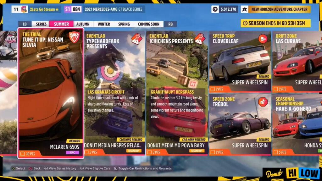 Forza Horizon 5 Upgrade Heroes adds new cars, test track and Donut Media  Horizon Story