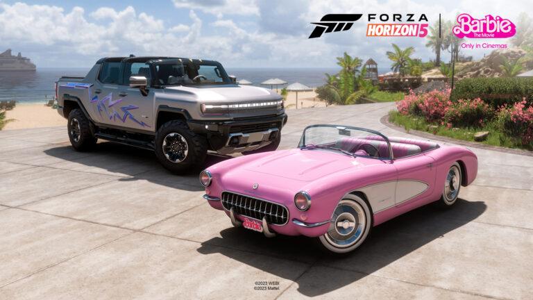 Barbie joins the Forza Horizon 5 party with two new free cars