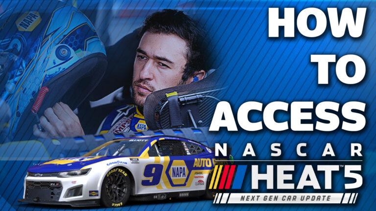 How to access the NASCAR Heat 5 2022 DLC and what is included