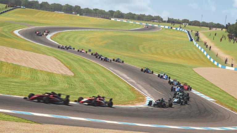 British F4 Esports, iRacing, Donington Park, FIA F4