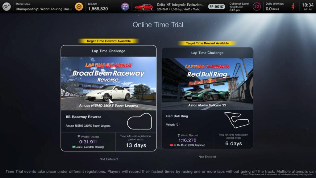 Gran Turismo 7's Lap Time Challenge, 6th-20th July: Runner BeanZ