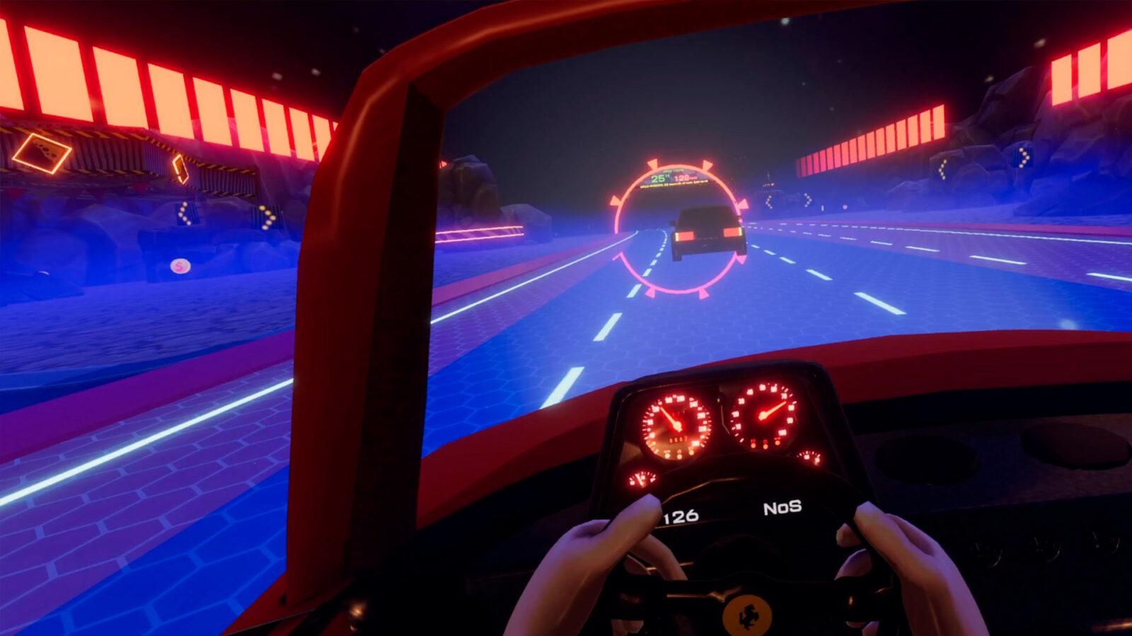 Retro Gaming Invader Racing Retro arcade racer inRun set for Meta Quest and Steam Early Access ...