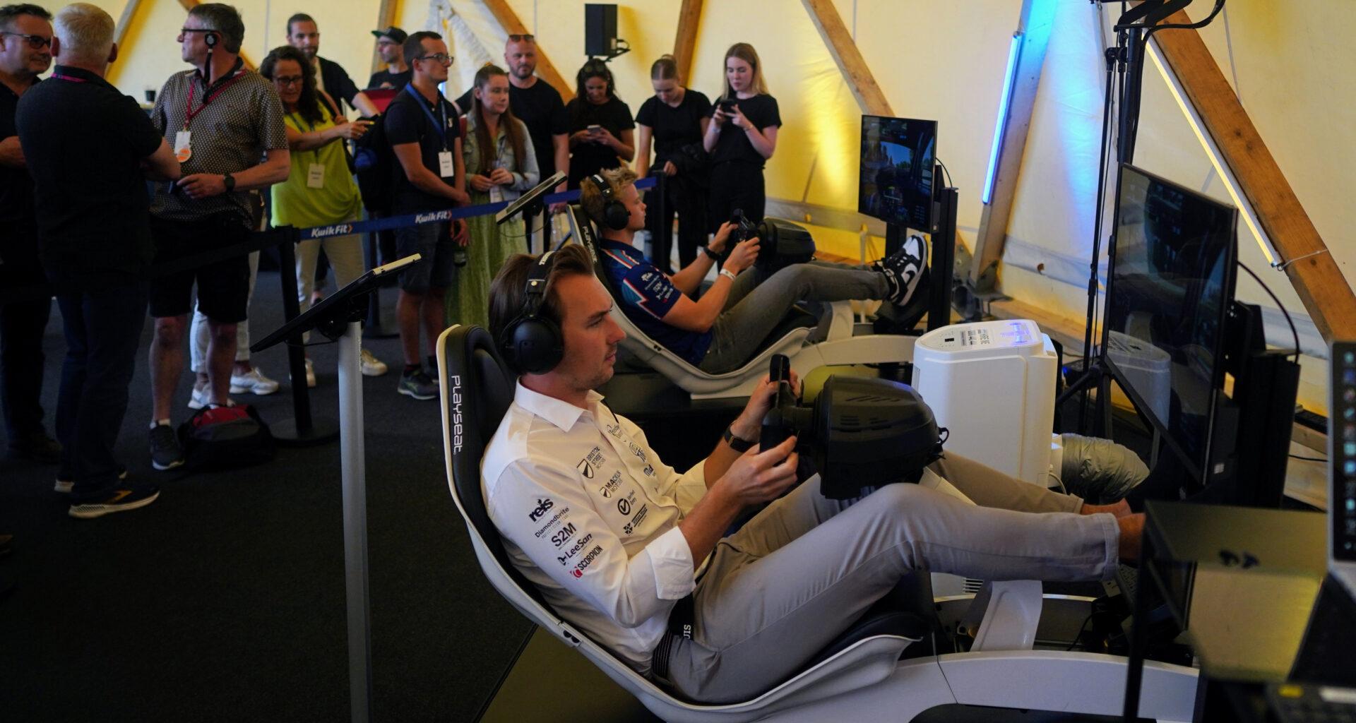 BTCC drivers take part in sim races at Goodwood Festival of Speed