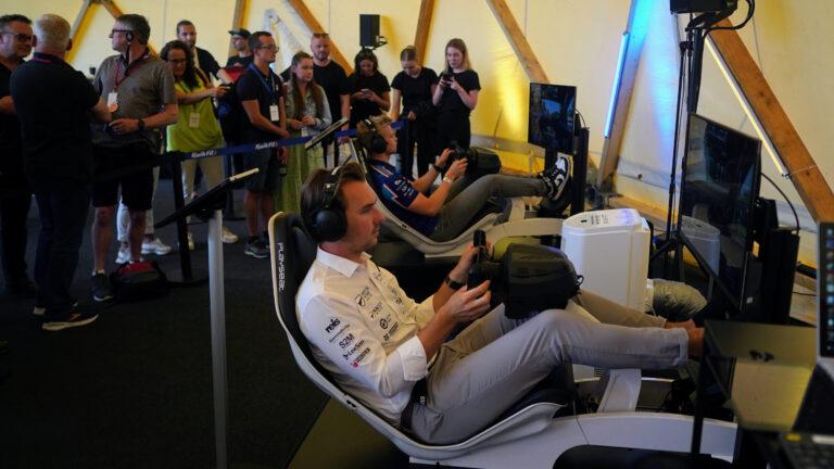 BTCC drivers take part in sim races at Goodwood Festival of Speed
