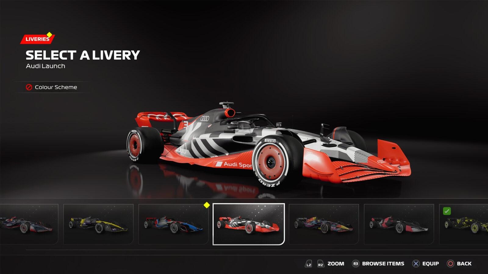 How to unlock the Audi livery in F1 23 | Traxion