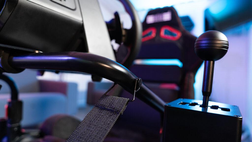 Next Level Racing's GTLite Pro is an upgraded foldable sim racing