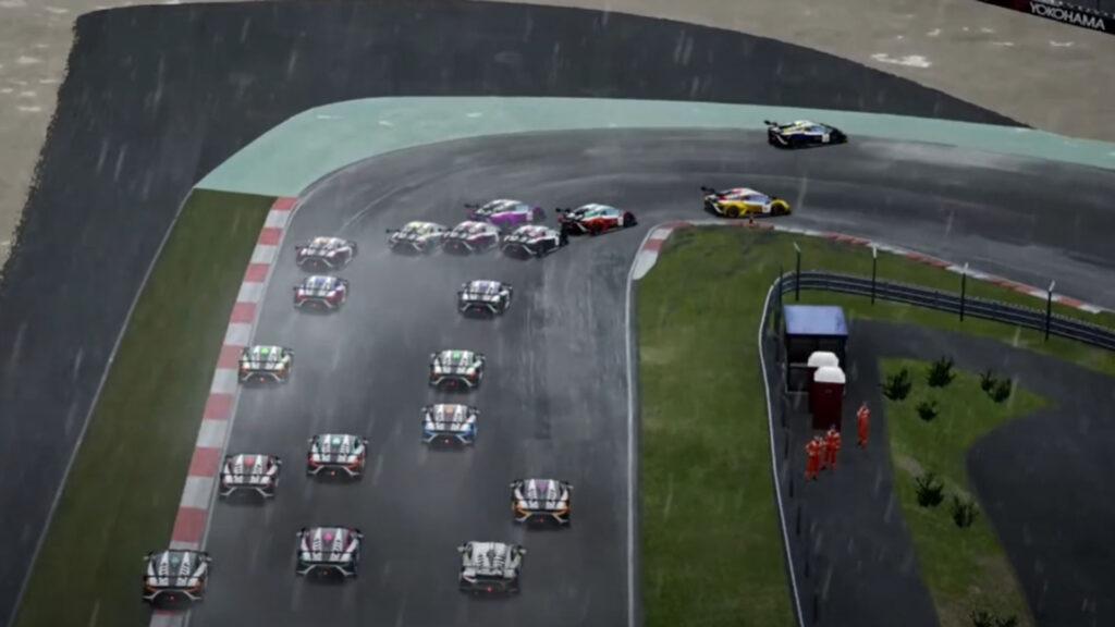 The Real Race Super Trofeo Esports 2023, European Regional Finals, Race 1 start