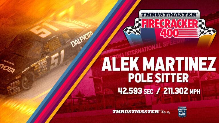 Firecracker 400 field nearly set; Alek Martinez to take on ‘Last-to-First’ challenge