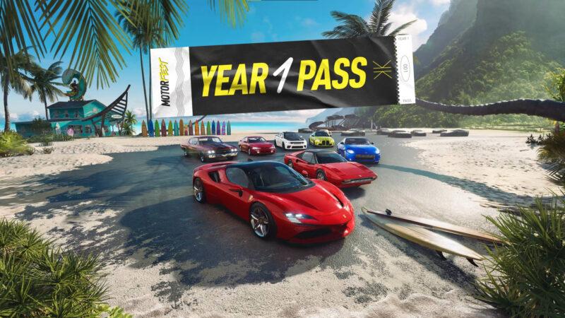 What's included with the Year 1 Pass for The Crew Motorfest