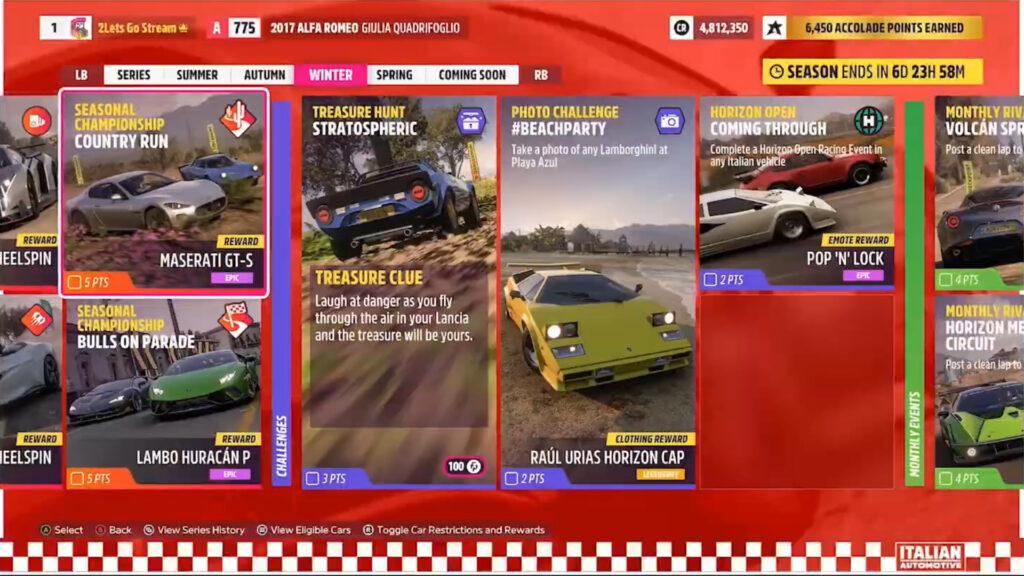 Forza Horizon 5 'Italian Automotive' update brings 23 cars, doubles Garage  limits