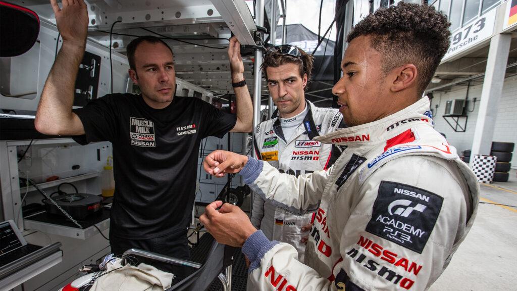 Lucas Luhr and Jann Mardenborough, Sebring