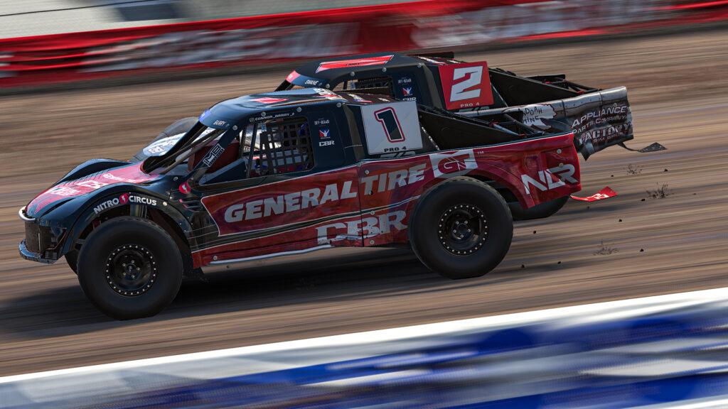 iRacing Off-Road: Jarrett Liebert wins again; Connor Barry wins in photo finish at Wild West