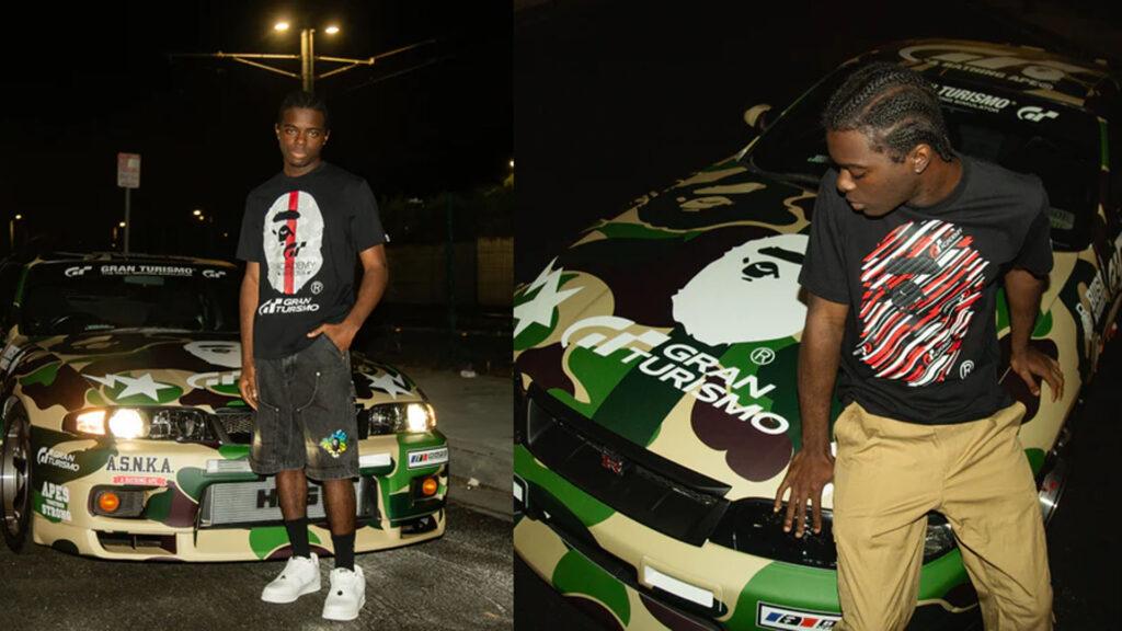 BAPE X Gran Turismo tee GT Movie 2023
