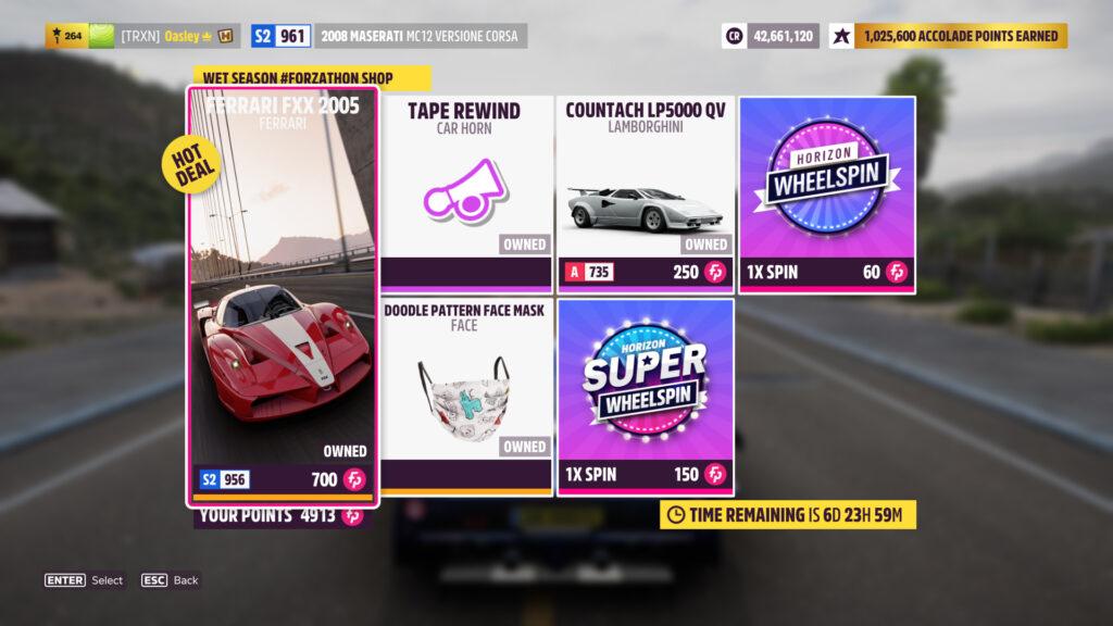 Forza Horizon 5 Season 24 Series 1 Forzathon Shop