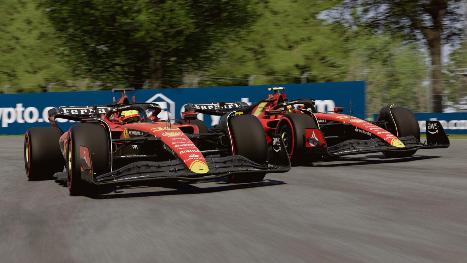 Ferrari's celebratory Le Mans livery now in F1 23 | Traxion