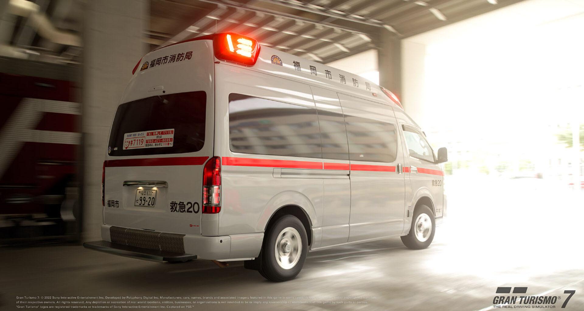 Gran Turismo 7 prizes up for grabs, Toyota Ambulance confirmed