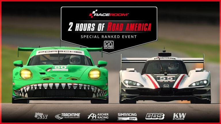 RaceRoom’s 2 Hours of Road America set for 12th August