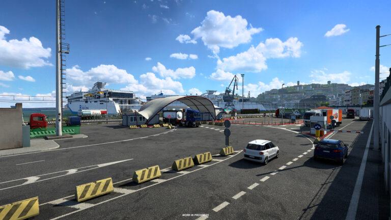 Euro Truck Simulator 2, Open Beta, v1.48.5, West Balkans DLC, Trieste