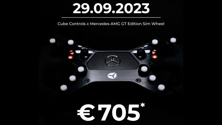 Cube Controls’ Mercedes-AMG - GT Edition Sim Wheel price and release date announced 