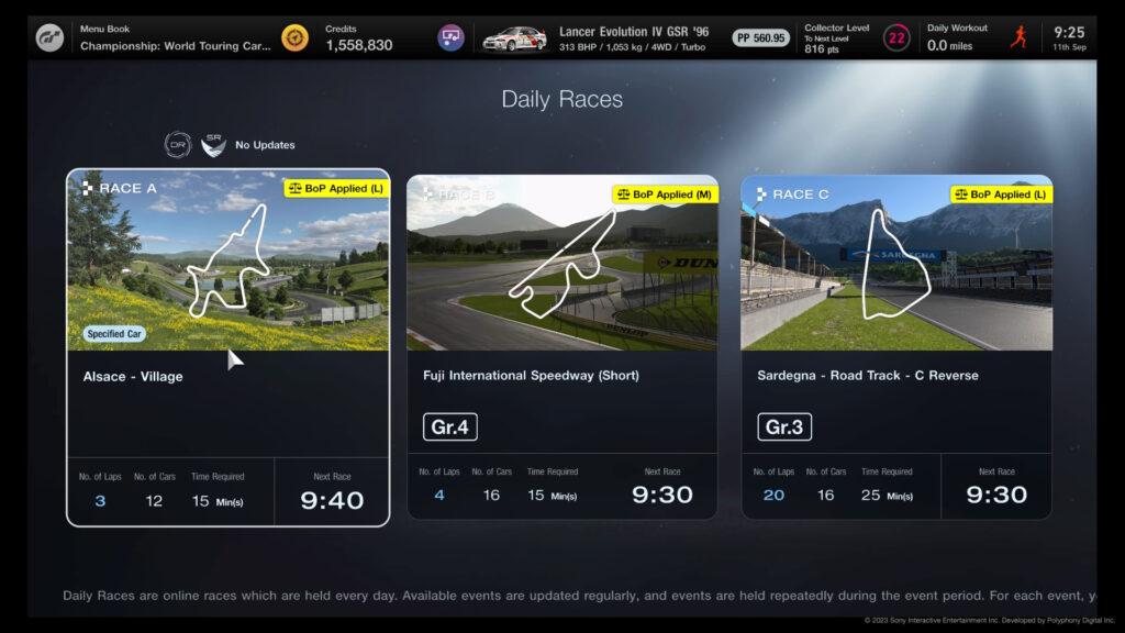 Your guide to Gran Turismo 7's Daily Races, w/c 11th September: Alpine pass