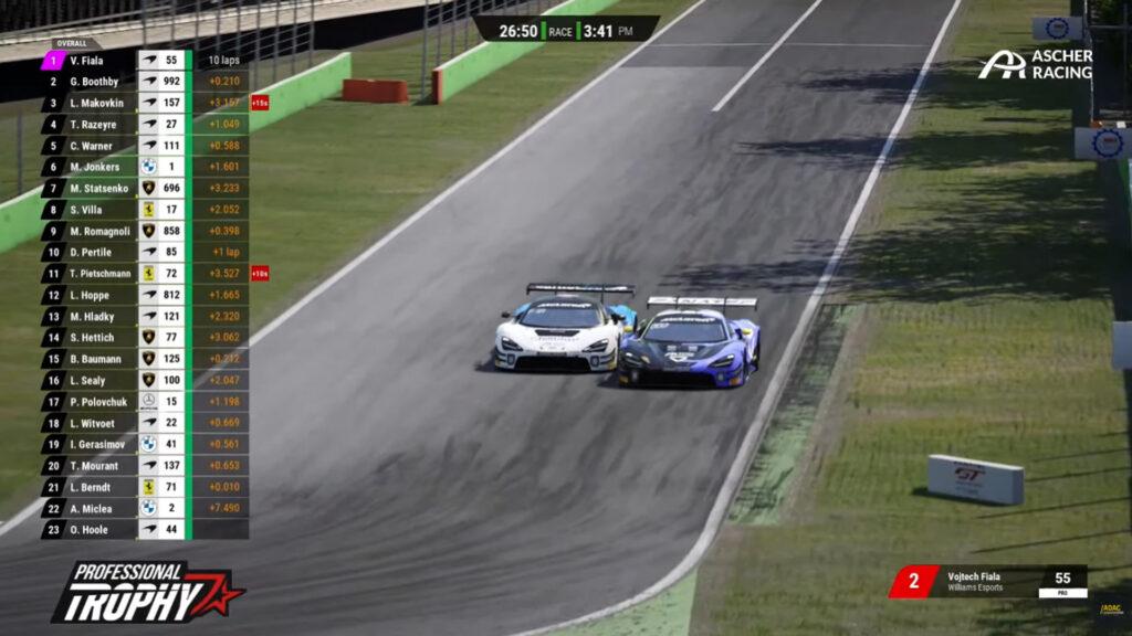 ADAC SimRacing Expo Professional Trophy, 2023, Round 2, Monza - George Boothby and Vojtěch Fiala