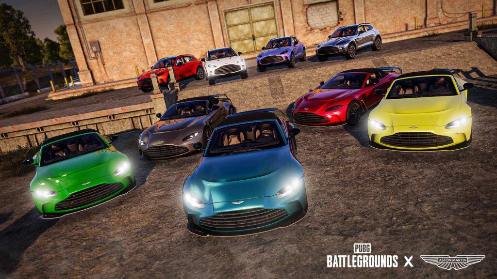 Champs de bataille Aston Martin et PUBG