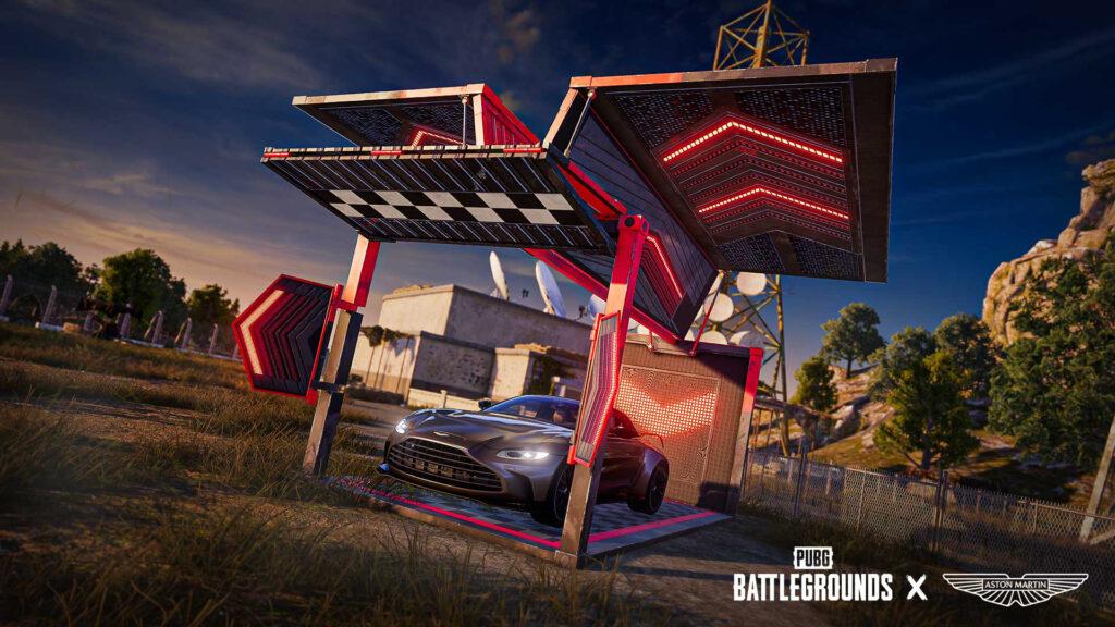 Conteneur Aston Martin et PUBG Battlegrounds