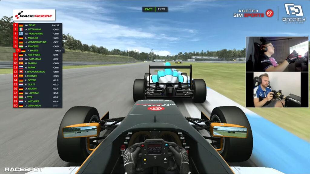 Florian Haase vs Adam Pinczes, Racing Prodigy RaceRoom 2023 sim racing