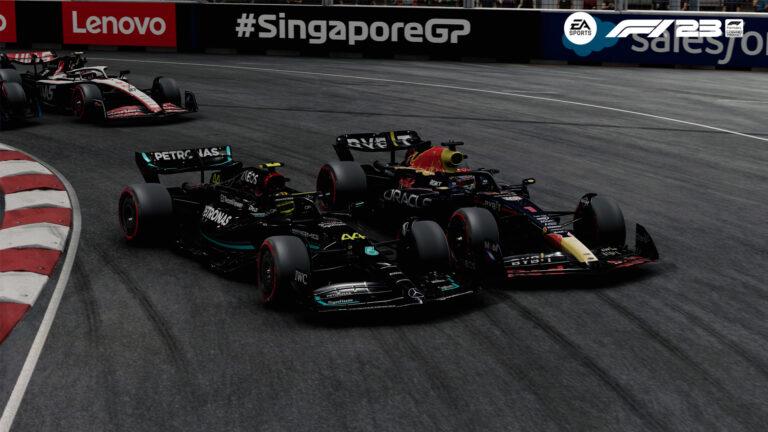 Hamilton Verstappen F1 23