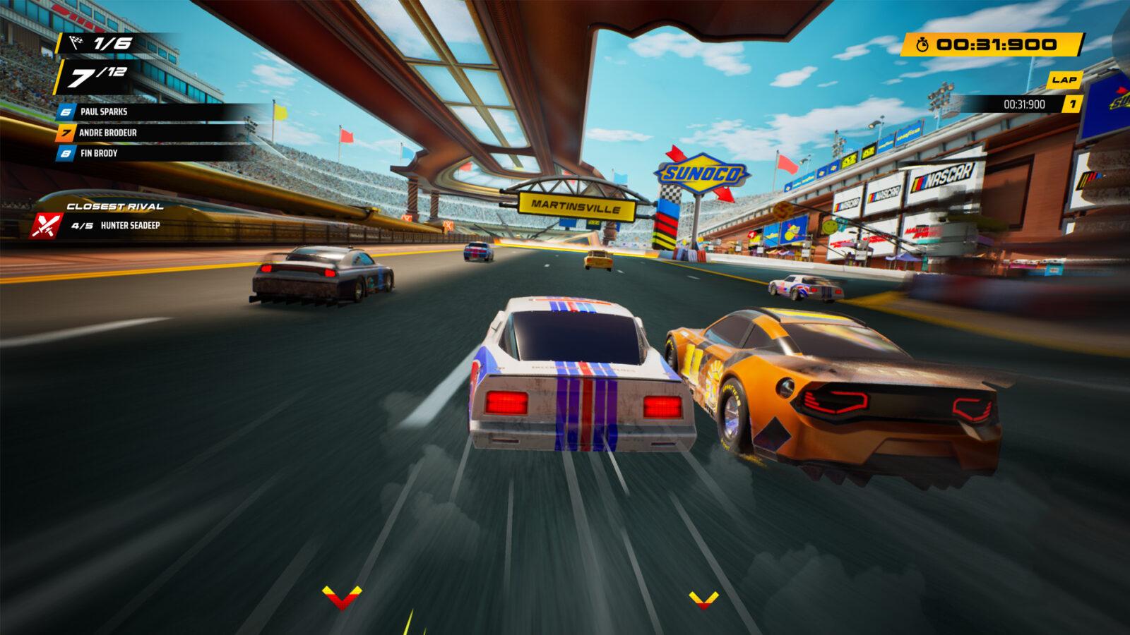 Accessible racer NASCAR Arcade Rush released | Traxion