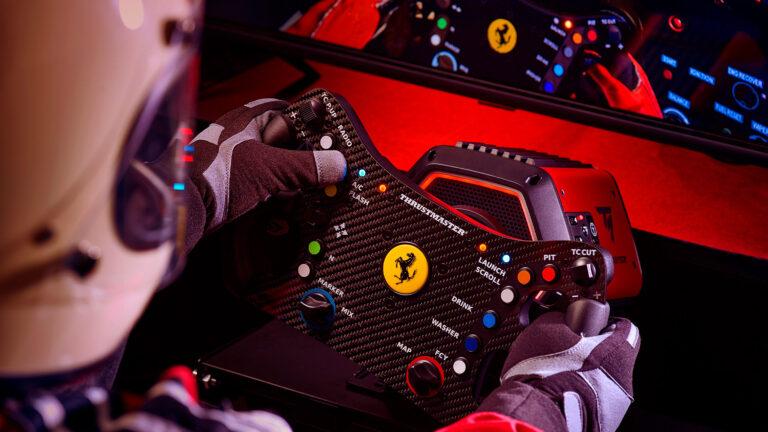 Thrustmaster’s Ferrari 488 GT3 steering wheel is a replica for sim racing