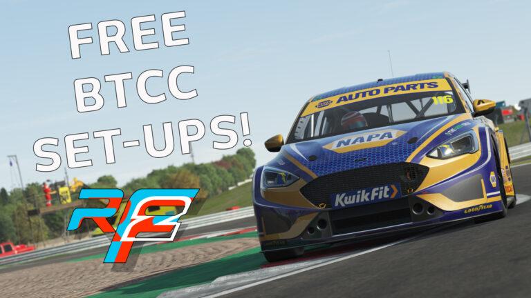 rFactor 2 BTCC set-ups 