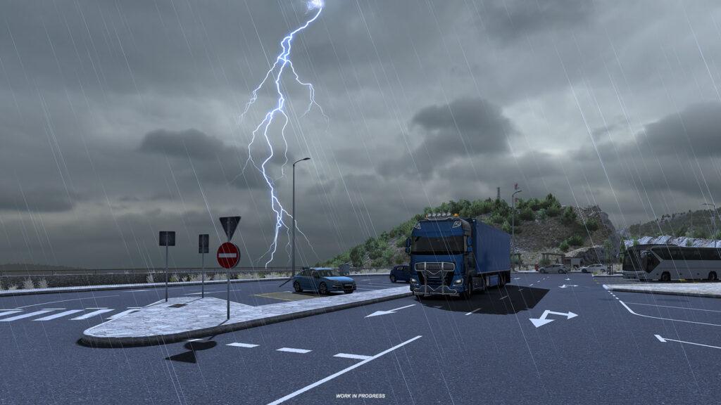 American Truck Simulator Euro Truck Simulator 2 storm weather