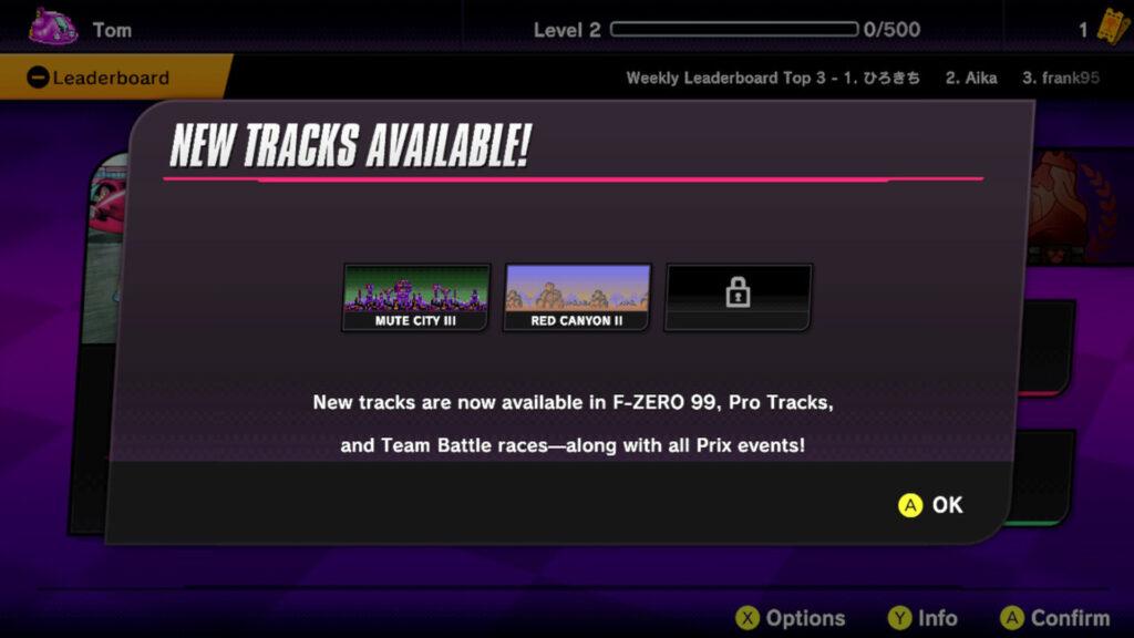F-ZERO 99 King League Switch Mute City 2 last new tracks