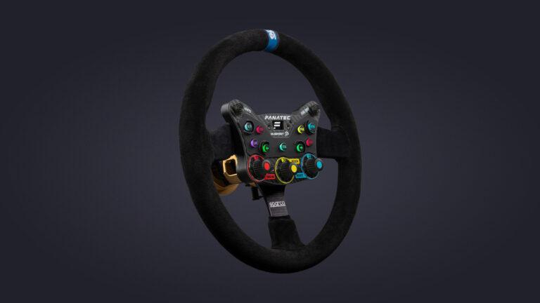 Fanatec's rally-winning button module and wheel bundle finally ships soon
