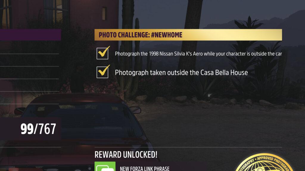 Forza Horizon 5 NEWHOME Photo Challenge complete 02