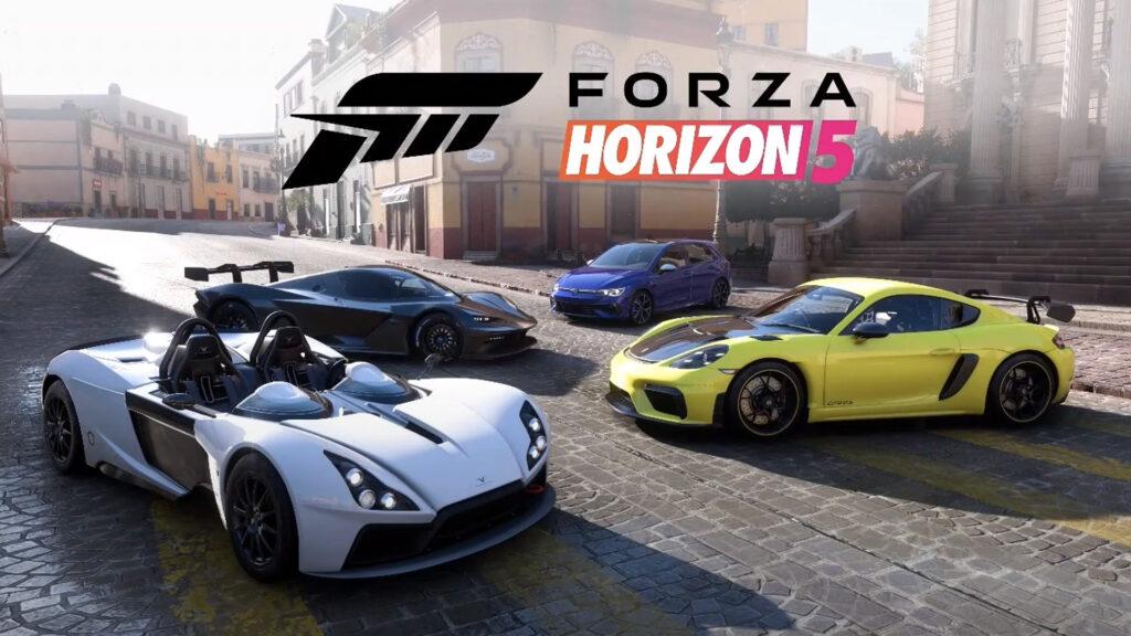 Four new Forza Horizon 5 cars in Super Speed Car Park